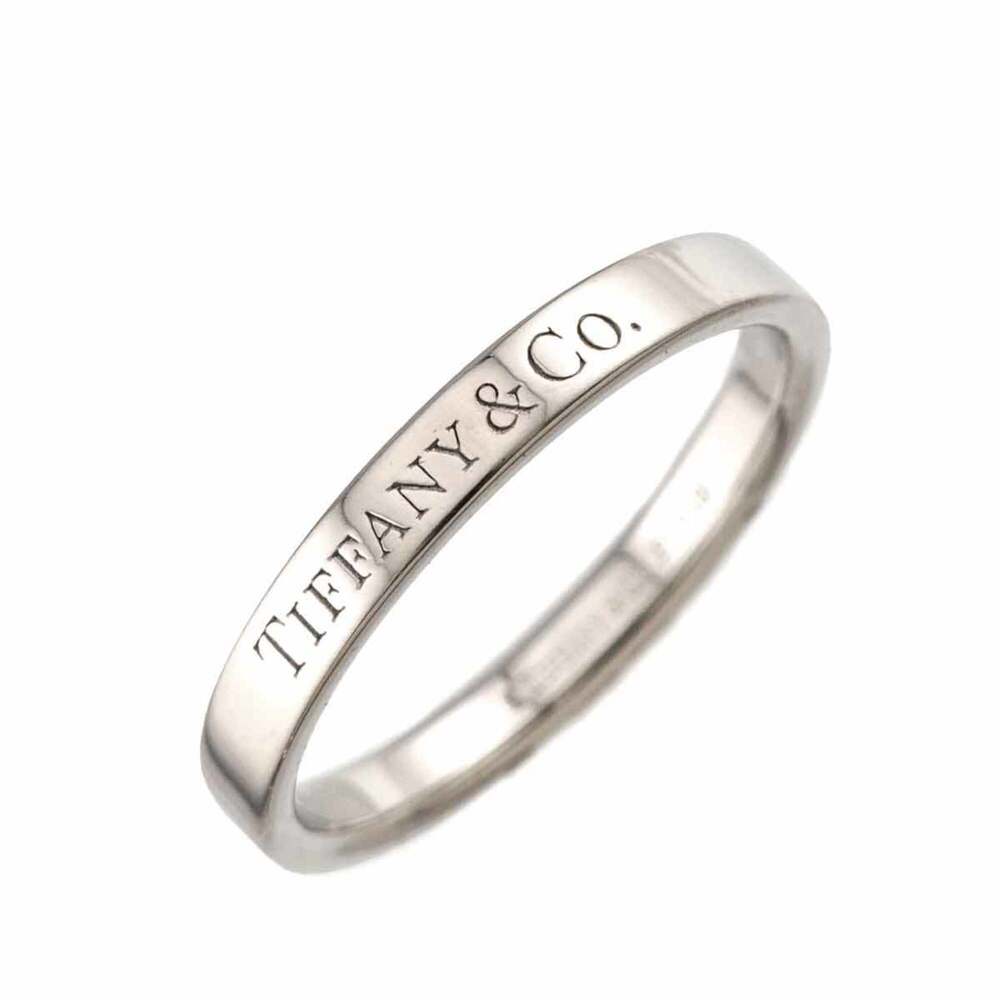 Tiffany & Co. Flat Band 1 Ring, Platinum (Pt)